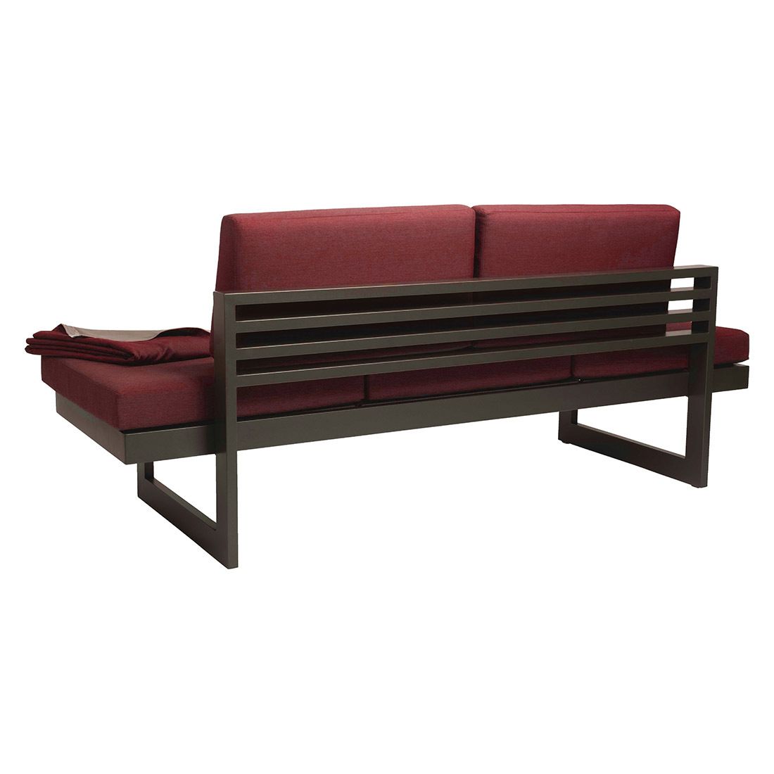 Stern New Holly Diningsofa verstellbar Aluminium/Outdoorstoff