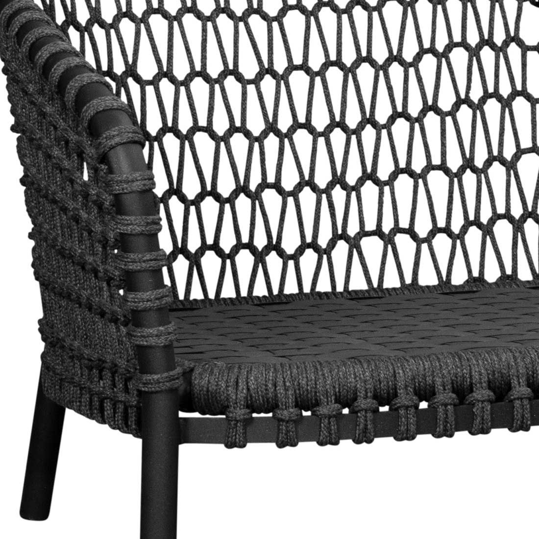 Cane-Line Ocean Loungeset inkl. Loungetisch Aluminium/Polypropylen