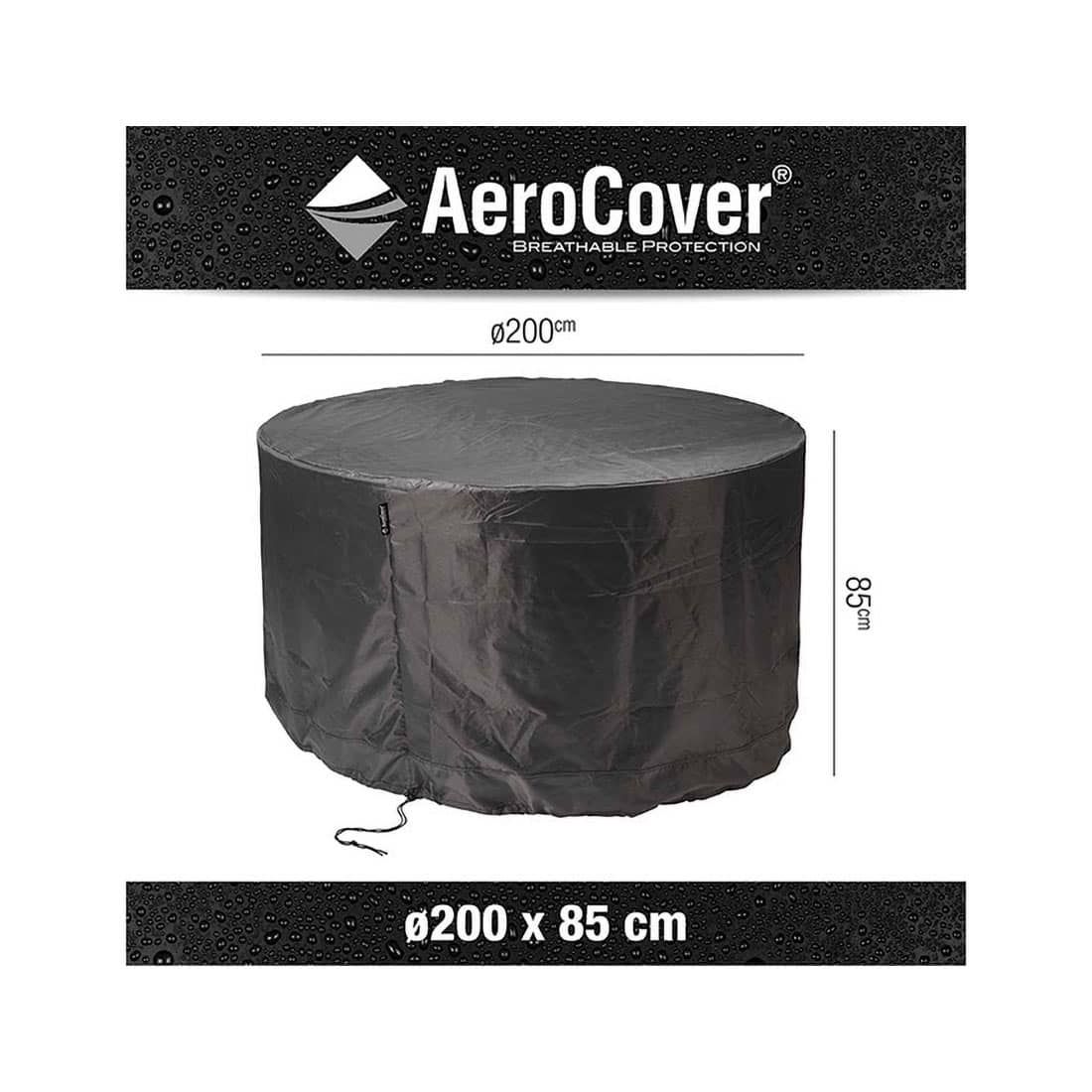 AeroCover Gartenmöbel-Set Schutzhülle Ø200x85cm