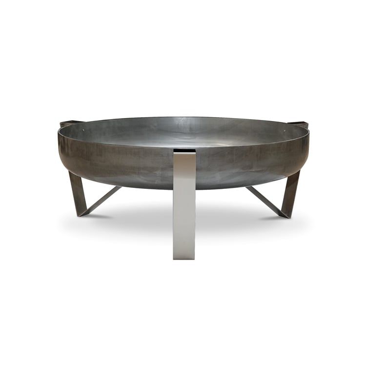 SvenskaV VOMA  Feuerschale Ø63x 25cm Edelstahl/Rohstahl
