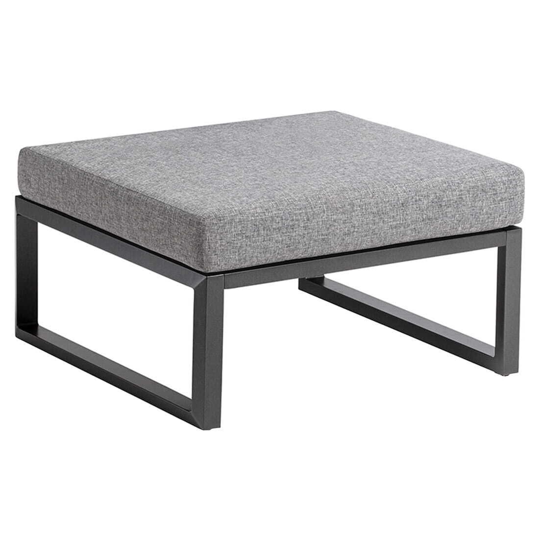 Kettler Ocean Skid Modular Loungetisch 75x75cm Aluminium/Olefin inkl. Kissen