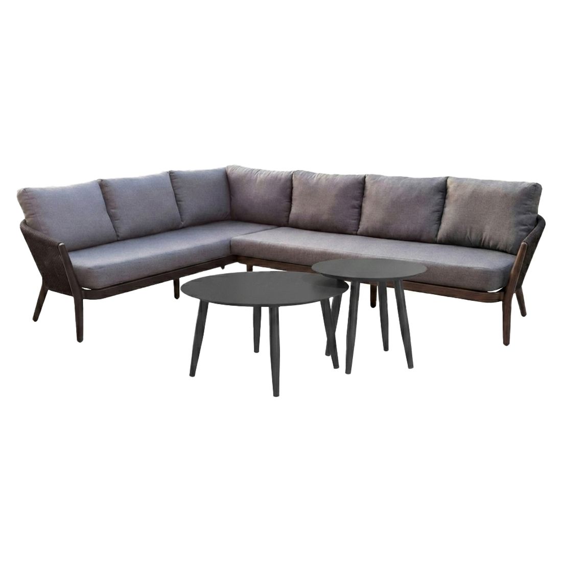 OUTLIV. Monet Ecklounge inkl. Loungetisch Aluminium/Rope/Olefin