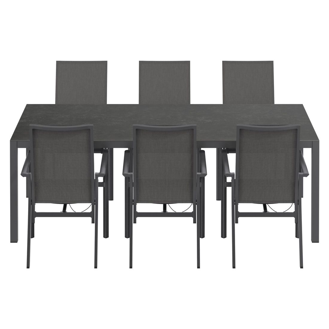 OUTLIV. Lucca Gartenmöbel-Set L (6 Plätze) Tisch 220x100cm