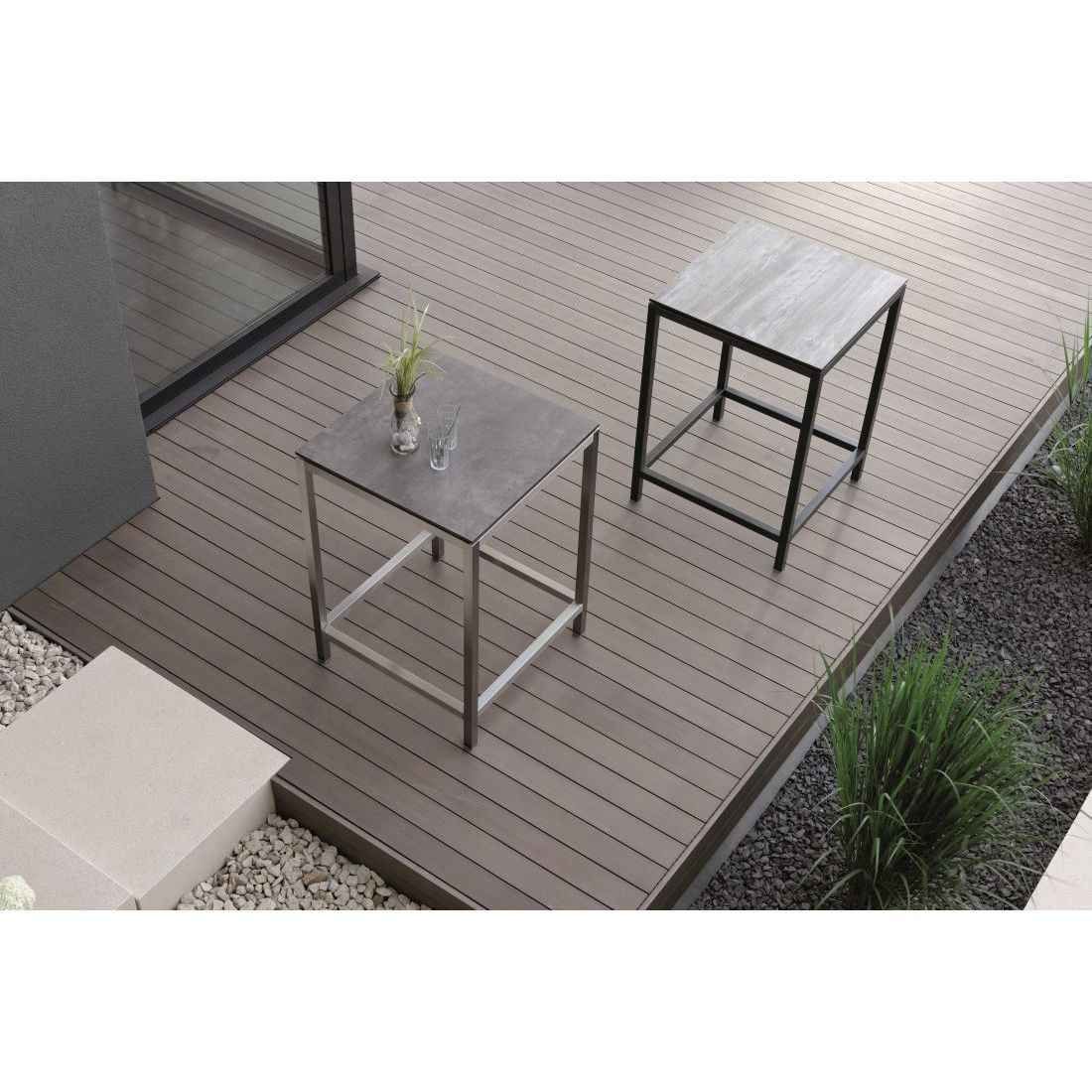 Stern Stehtischgestell 80x80cm Aluminium