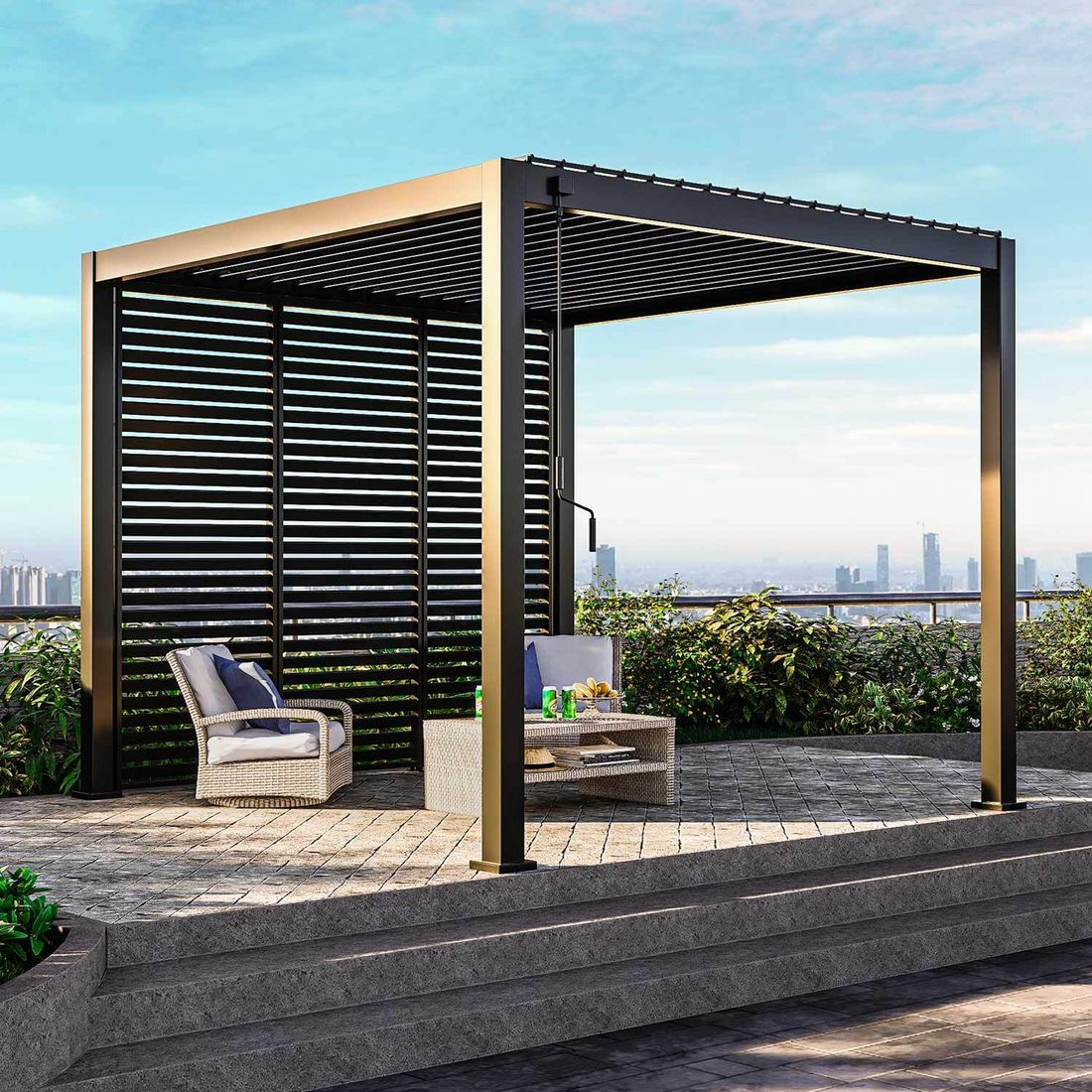 Mirador Classic Gartenpergola 300x300x250cm