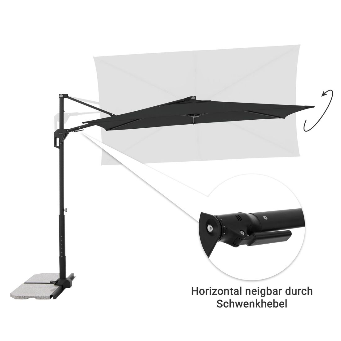 Doppler Active Green Edition Pendelschirm 240x135cm