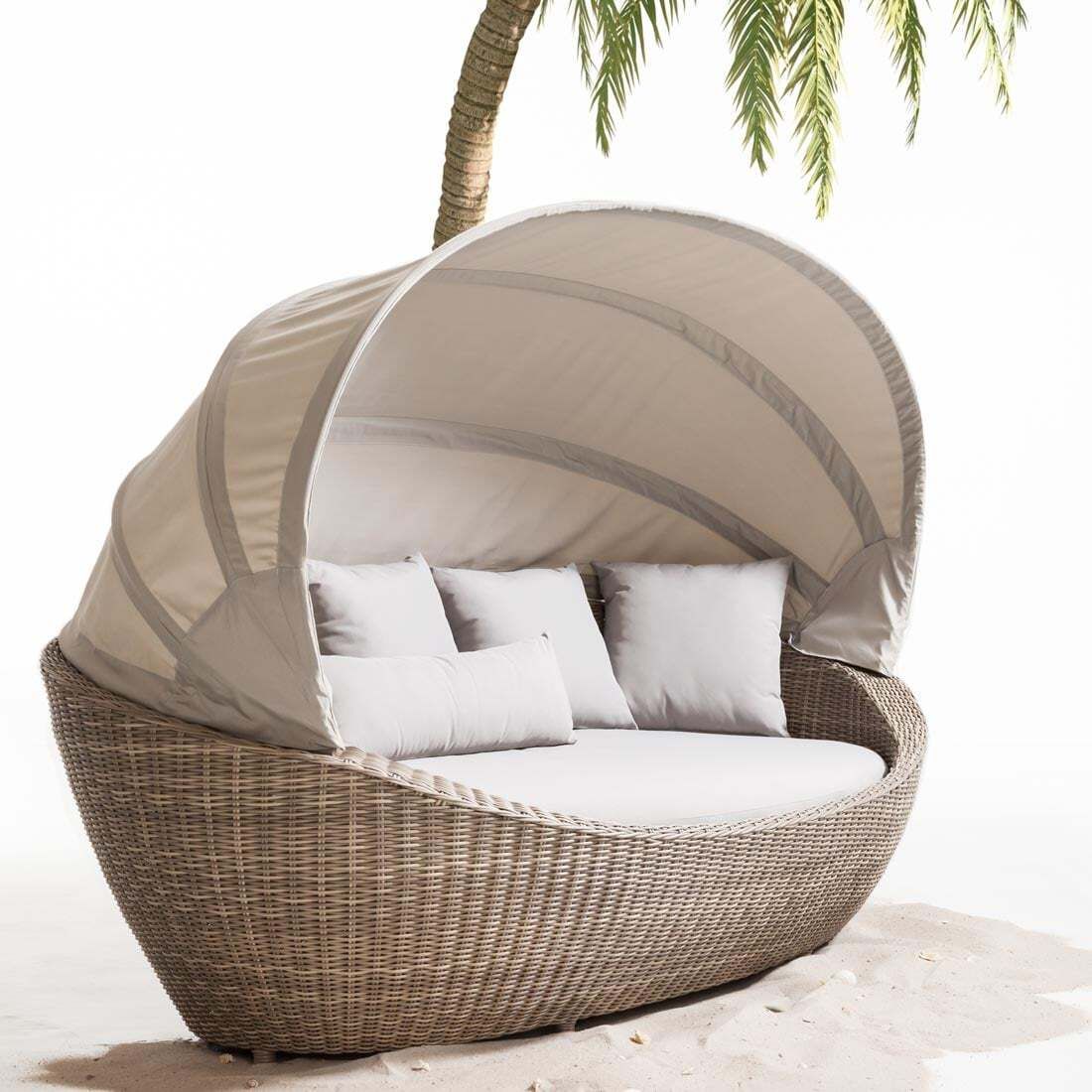 Domus Ventures Paradiso Sonneninsel Halbrundgeflecht/Olefin