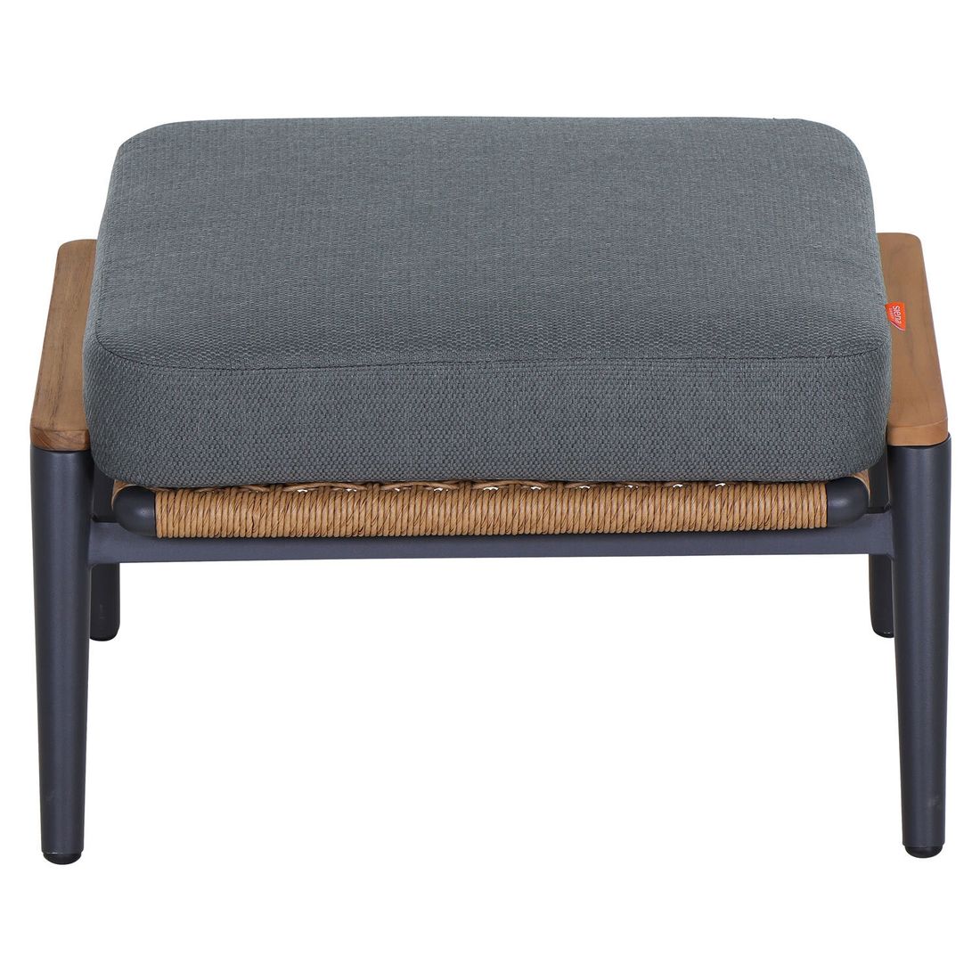 Siena Garden Roma Loungehocker Aluminium/Teak