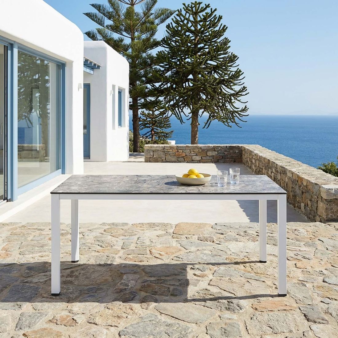Kettler Cubic Gartentisch 160x95cm Aluminium/Dekton