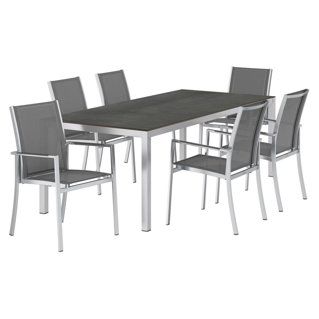 OUTLIV. Oviedo Gartenmöbel-Set L (6 Plätze) Tisch 220x100cm
