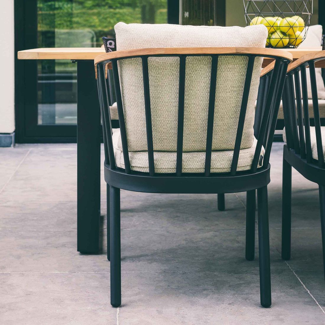 Apple Bee Condor Gartensessel Aluminium mit Sitz- und Rückenkissen