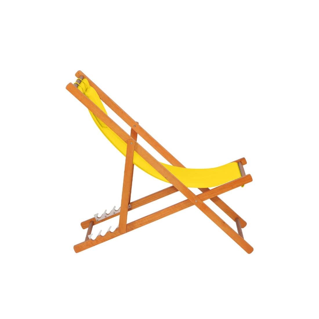 Siena Garden Faro Beach-Liegestuhl Holz/Textilene