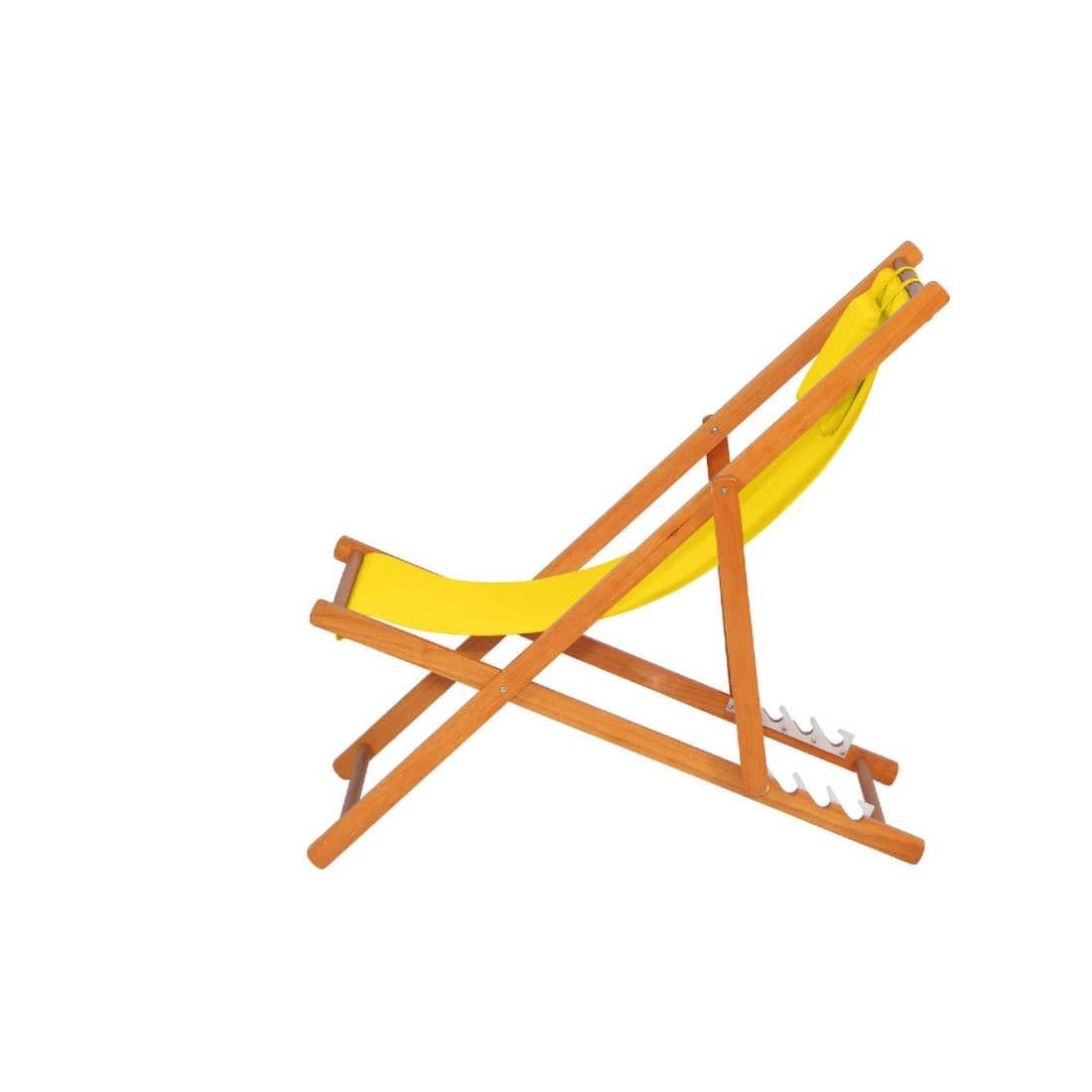Siena Garden Faro Beach-Liegestuhl Holz/Textilene