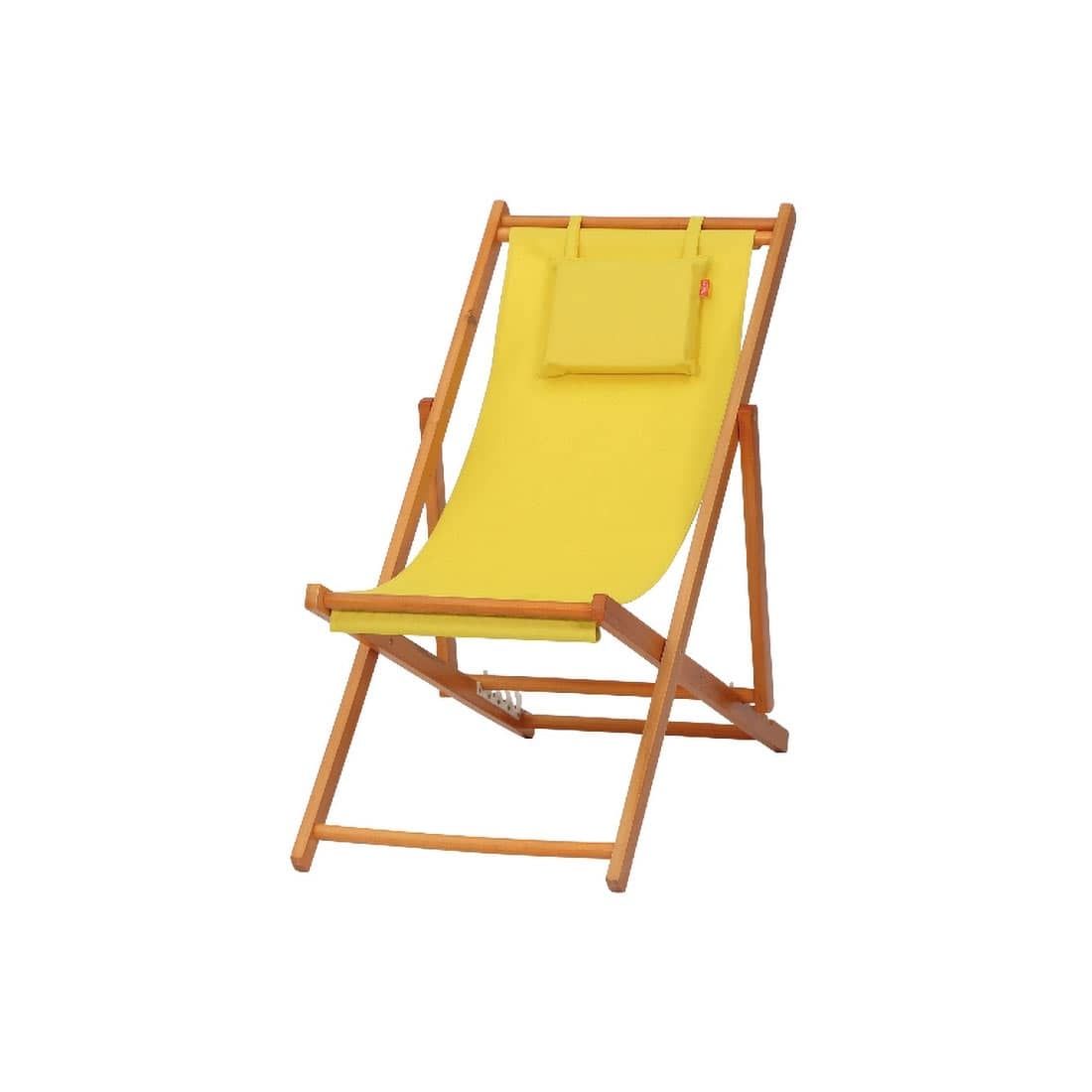 Siena Garden Faro Beach-Liegestuhl Holz/Textilene