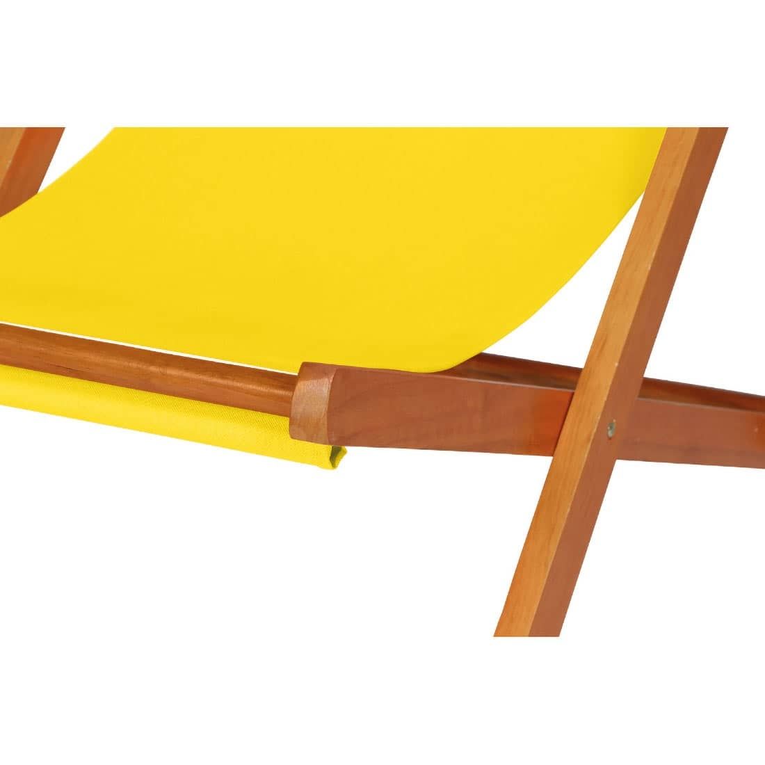 Siena Garden Faro Beach-Liegestuhl Holz/Textilene