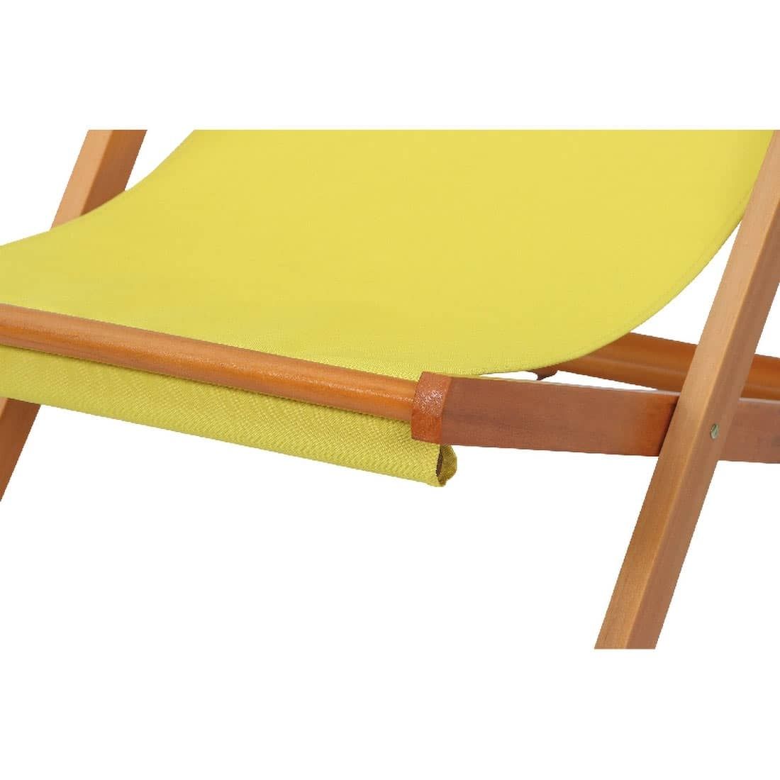 Siena Garden Faro Beach-Liegestuhl Holz/Textilene