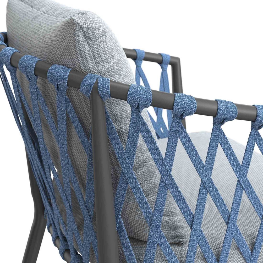 LC Garden Sunrepo Stapelsessel Aluminium mit Sitz- und Rückenkissen