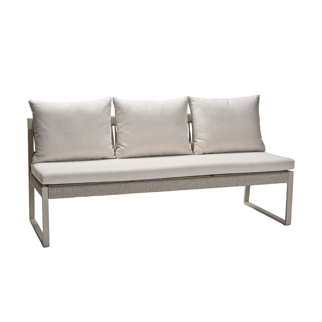 Stern Tammo Diningsofa Aluminium/Rope/Outdoorstoff