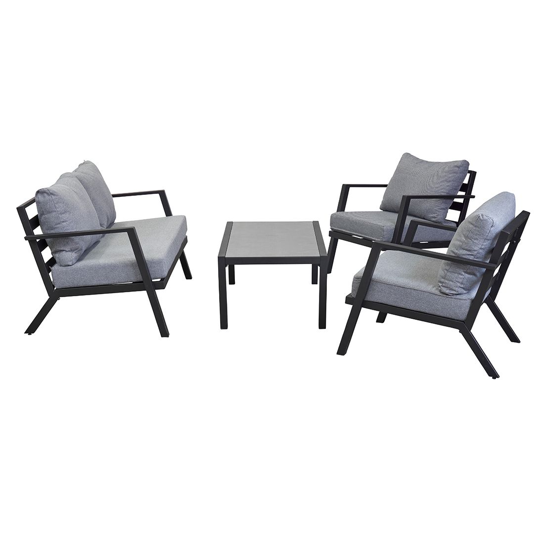 LC Garden Bondino Loungeset inkl. Loungetisch Aluminium/Polyester