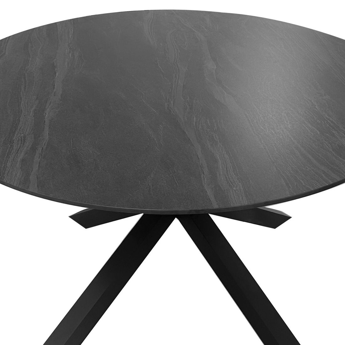 OUTLIV. Winton Gartentisch Ø120cm Aluminium/Sinterstone