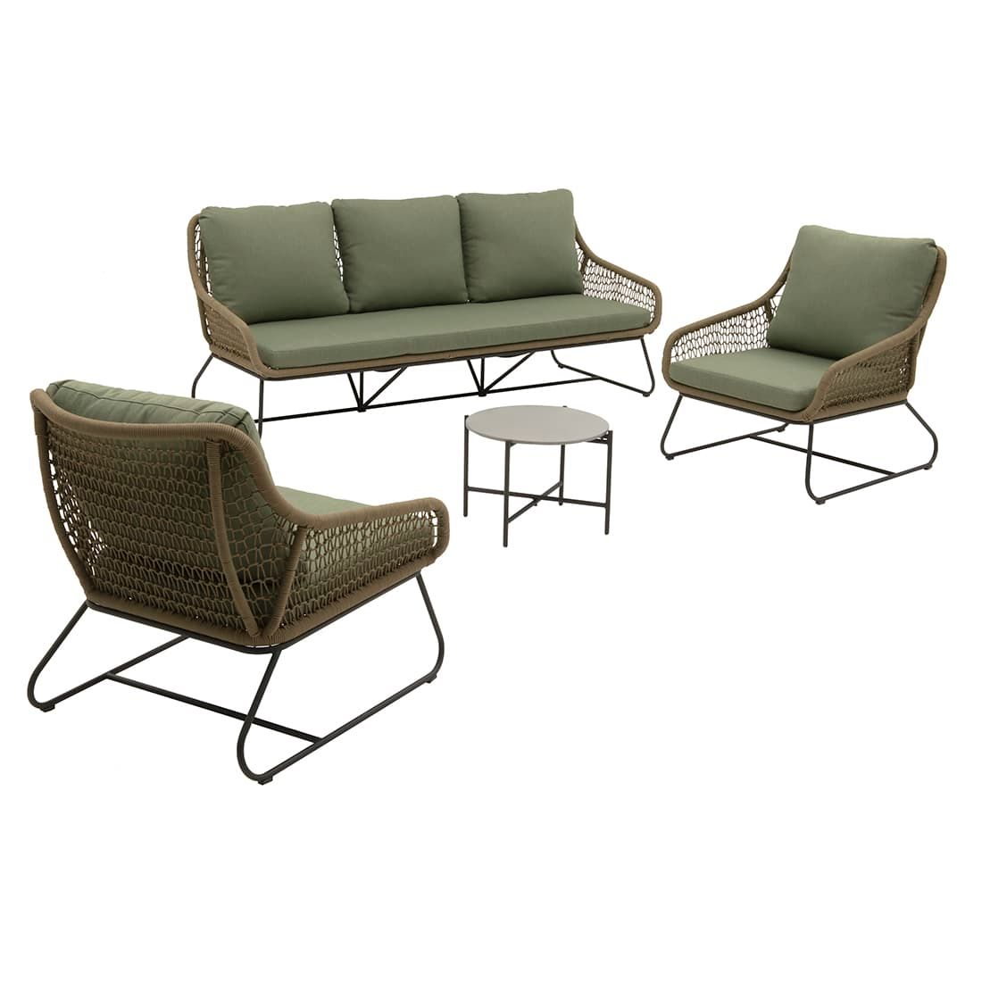 OUTLIV. Portofino Loungeset Stahl/Rope