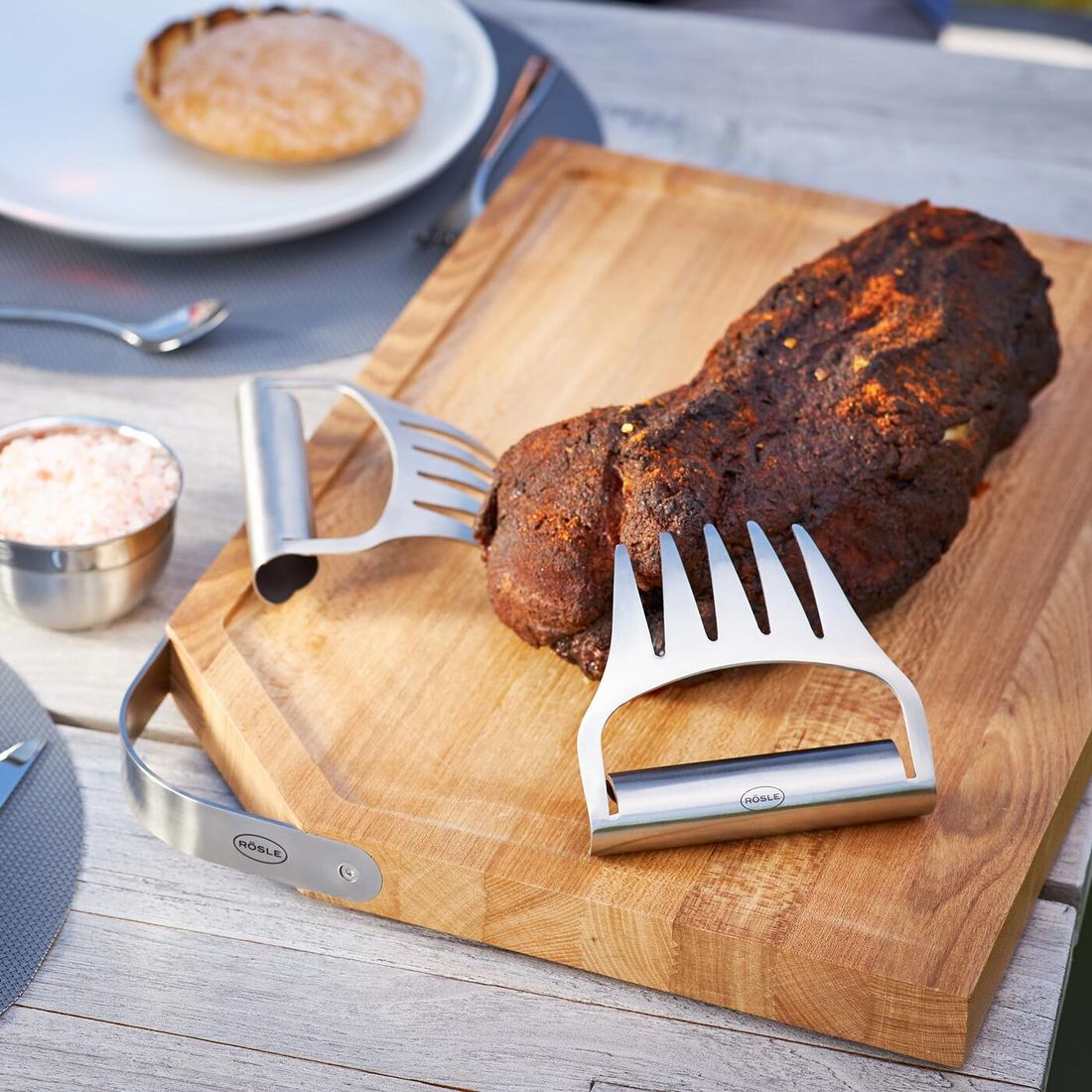 Rösle Pulled-Pork-Gabel 2-tlg. Edelstahl