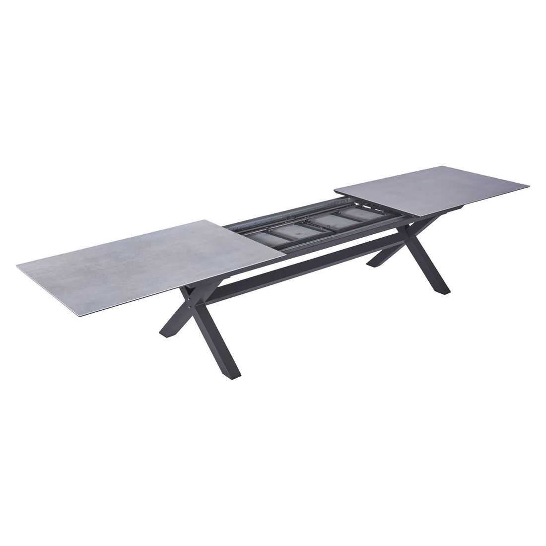 LC Garden Bondino Gartenmöbel-Set XXL verstellbar Tisch 280/340/400x100cm