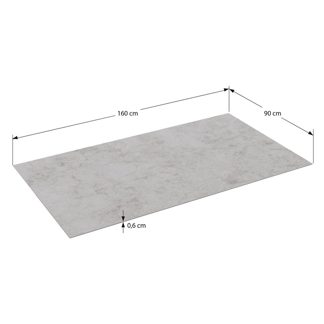 Hartman Aruba Gartenmöbel-Set M (4 Plätze) Tisch 160x90cm