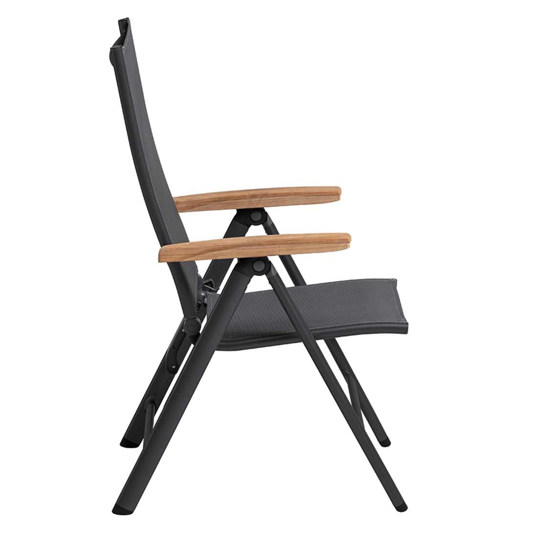 Kettler Cirrus Gartenmöbel-Set M (4 Plätze) verstellbar mit OUTLIV. Tisch 160x100 cm