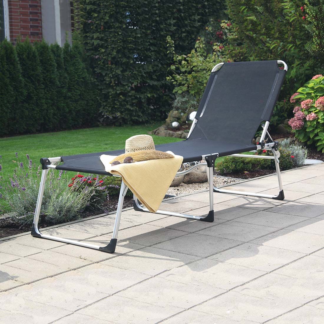 Siena Garden Sole Gartenliege Aluminium/Textilene