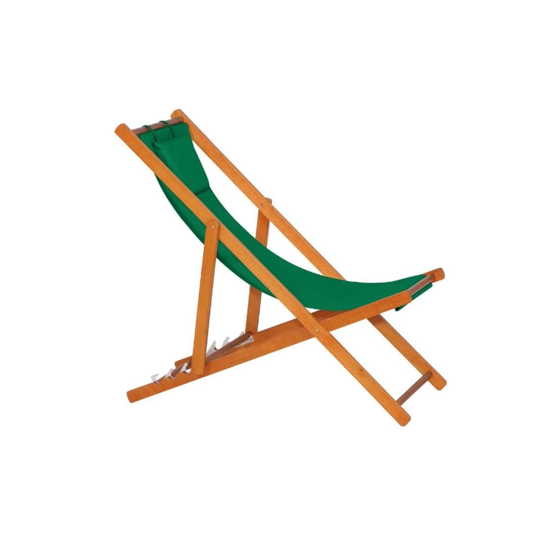 Siena Garden Faro Beach-Liegestuhl Holz/Textilene