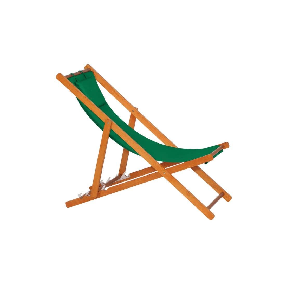 Siena Garden Faro Beach-Liegestuhl Holz/Textilene
