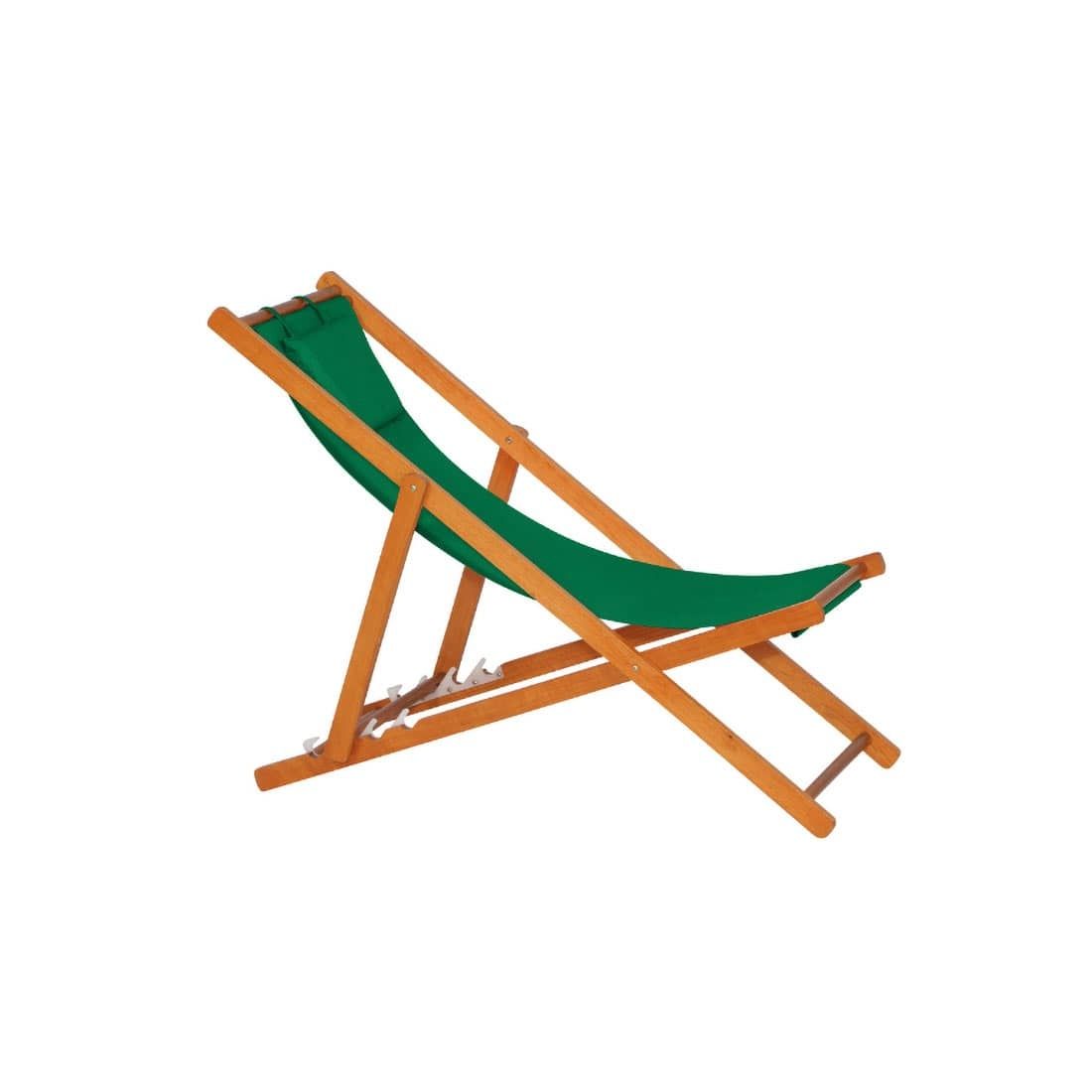 Siena Garden Faro Beach-Liegestuhl Holz/Textilene