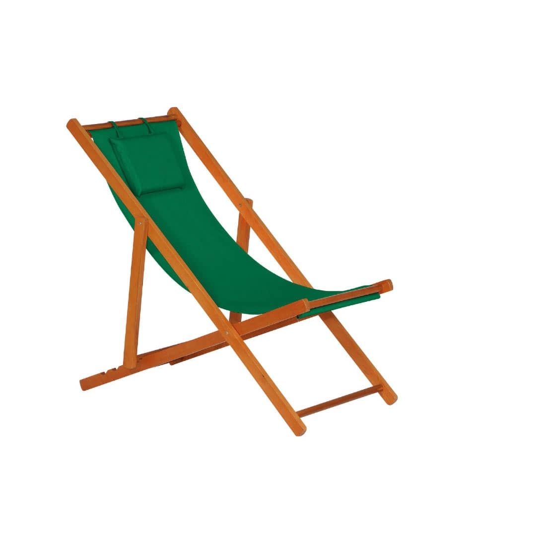 Siena Garden Faro Beach-Liegestuhl Holz/Textilene