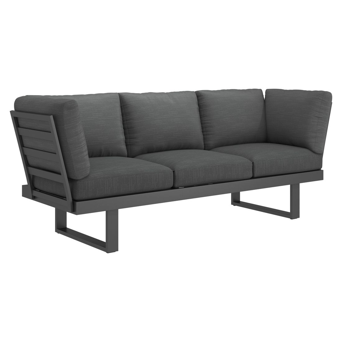OUTLIV. Atlanta Diningsofa verstellbar Aluminium/Olefin