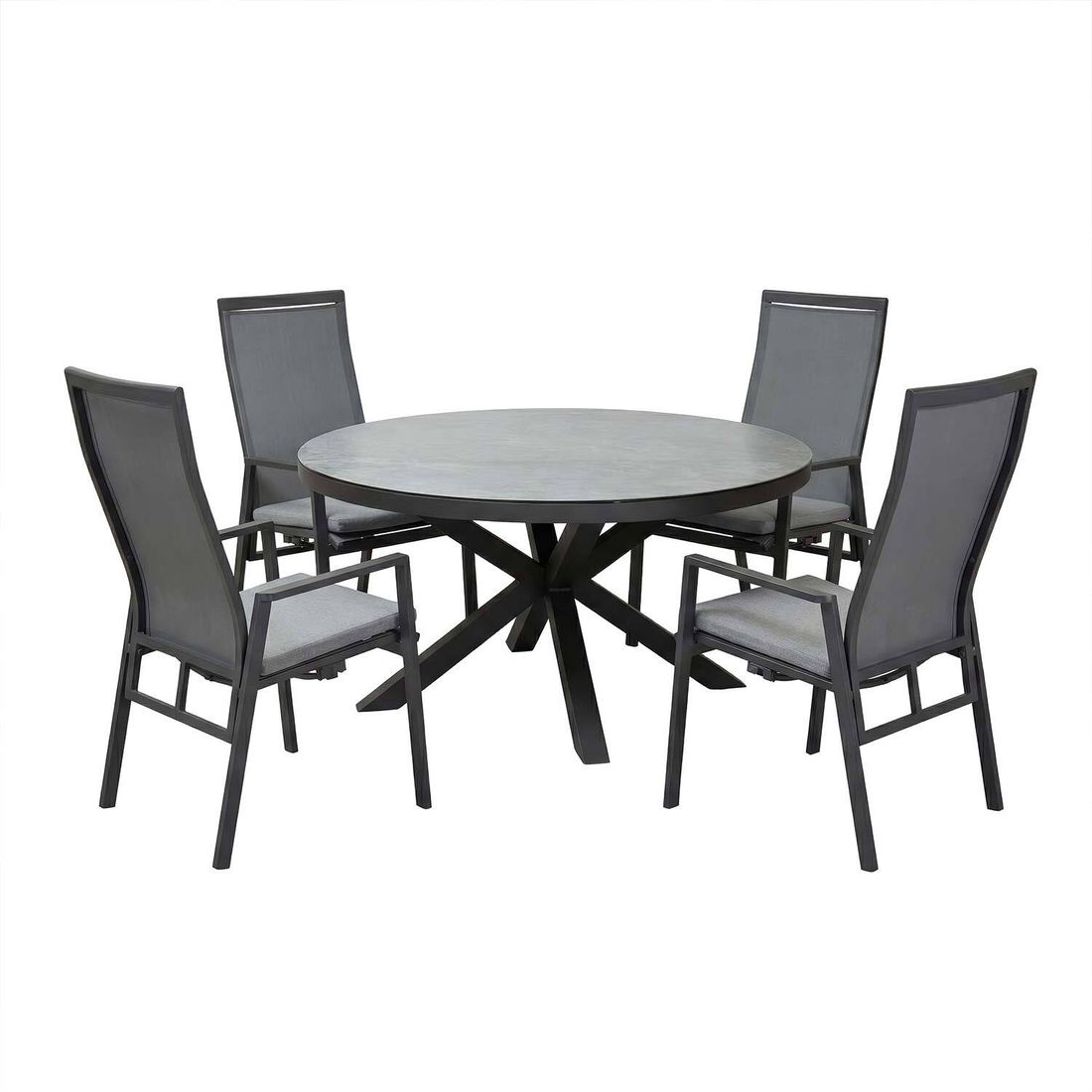 LC Garden Sunfort Gartenmöbel-Set M (4 Plätze) Tisch Ø150cm