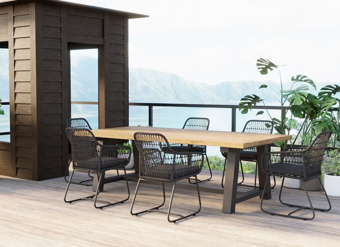 OUTLIV. Verona Gartensessel Aluminium/Rope/Olefin