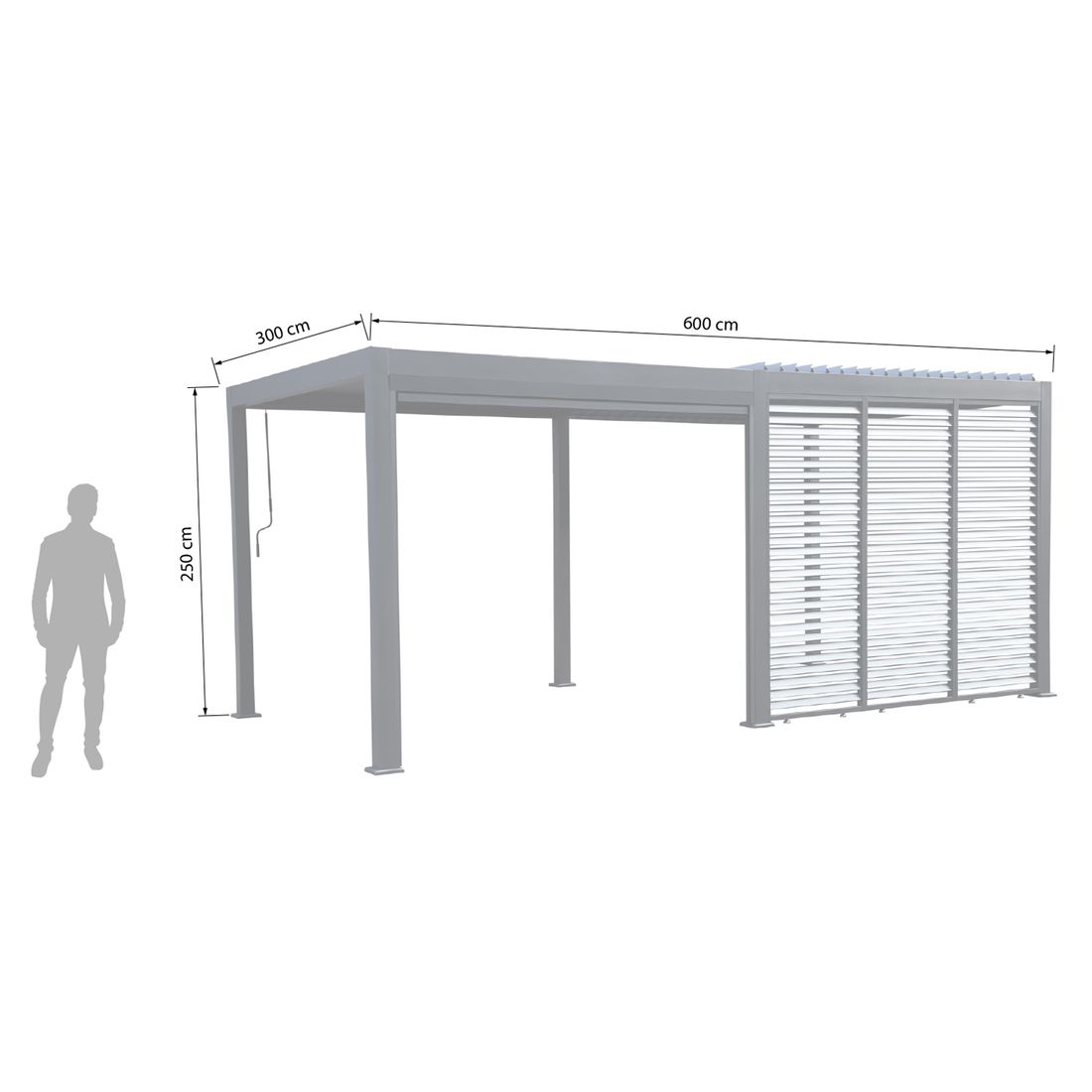 Creador Lino Gartenpergola 600x300x250cm
