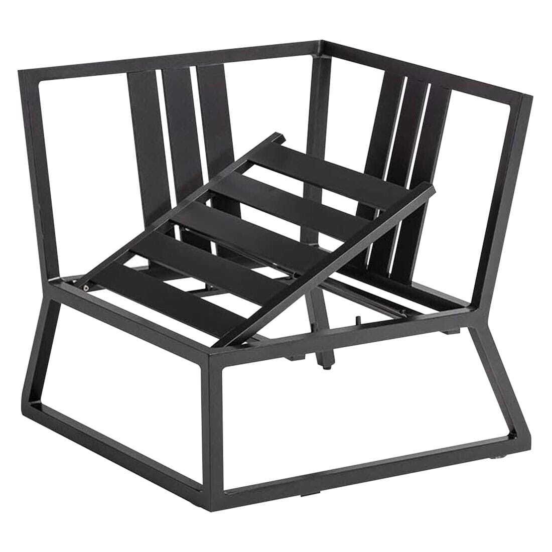 Kettler Ocean Skid Dininglounge Tisch 160x95cm Aluminium/Olefin