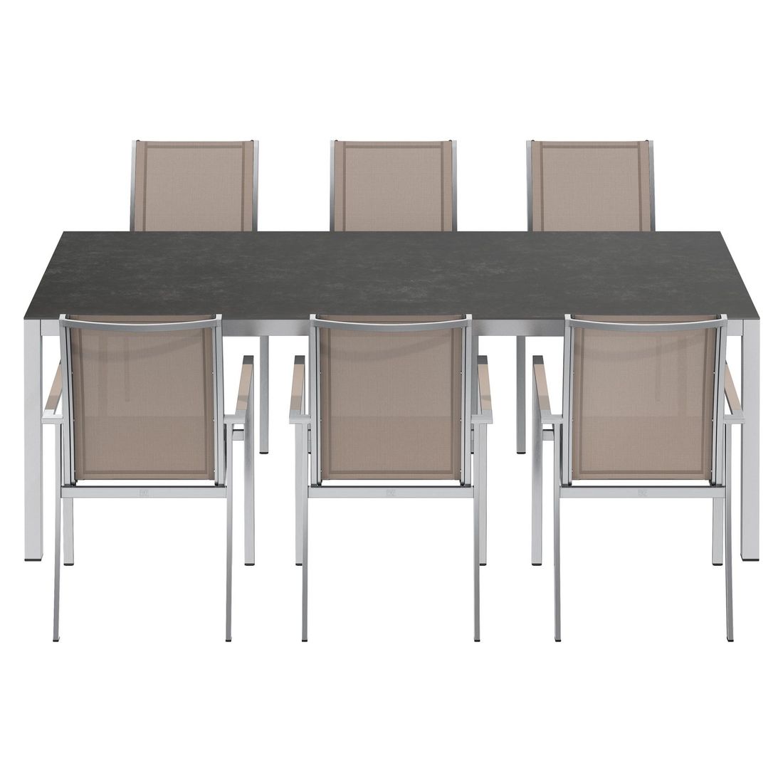 OUTLIV. Oviedo Gartenmöbel-Set L (6 Plätze) Tisch 220x100cm