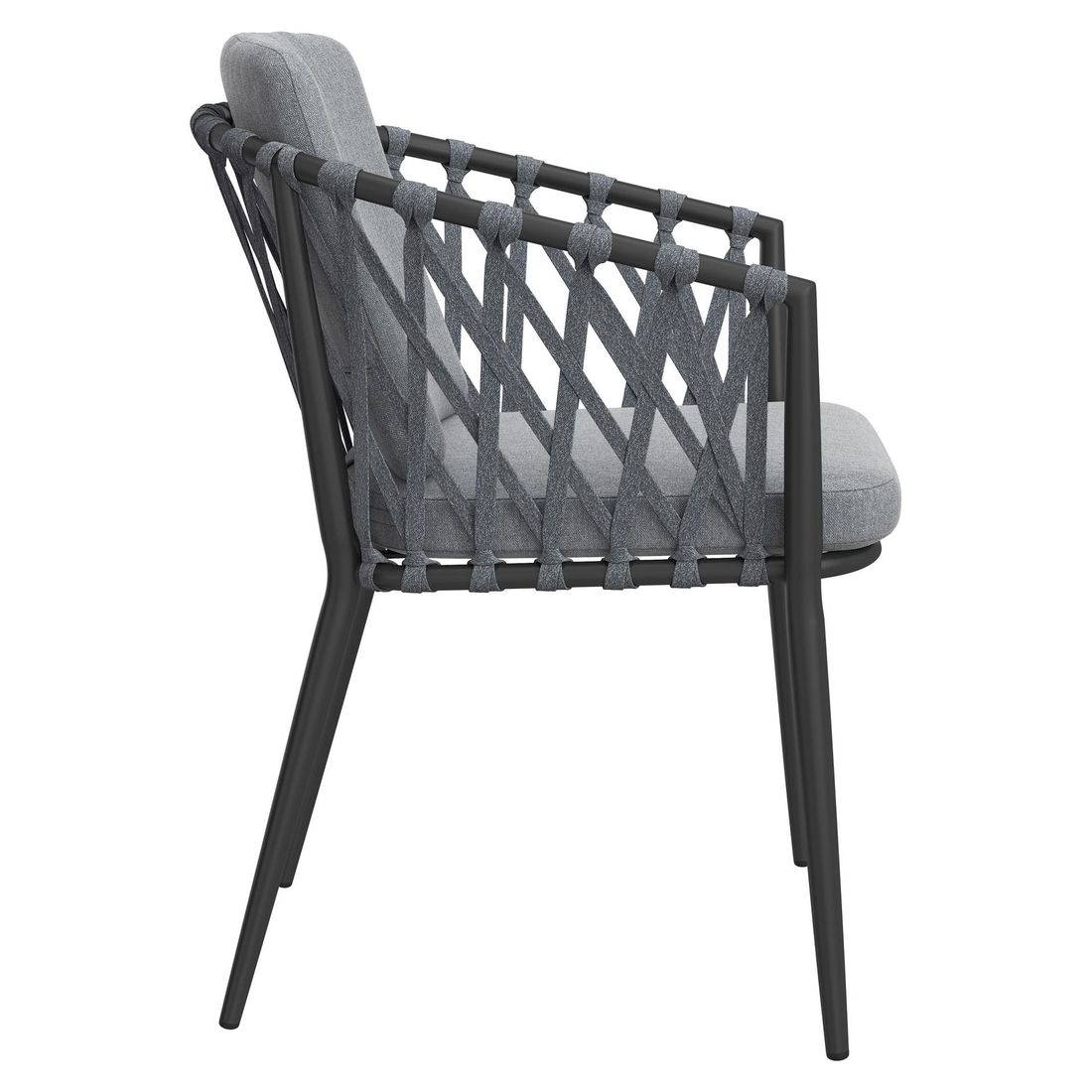 OUTLIV. Cairns Stapelsessel Aluminium/Rope