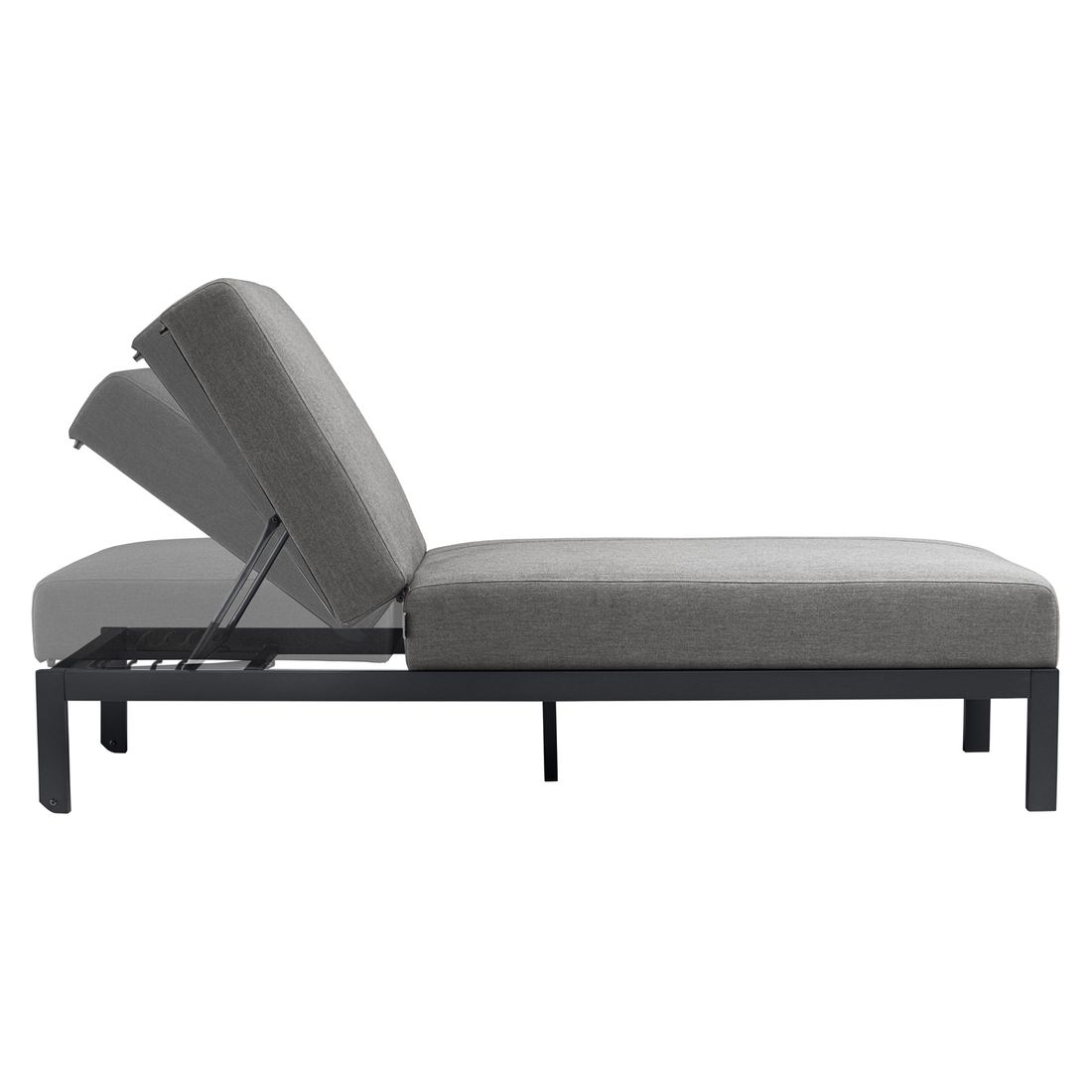 Kettler Pure Gartenliege verstellbar Aluminium/Sunbrella