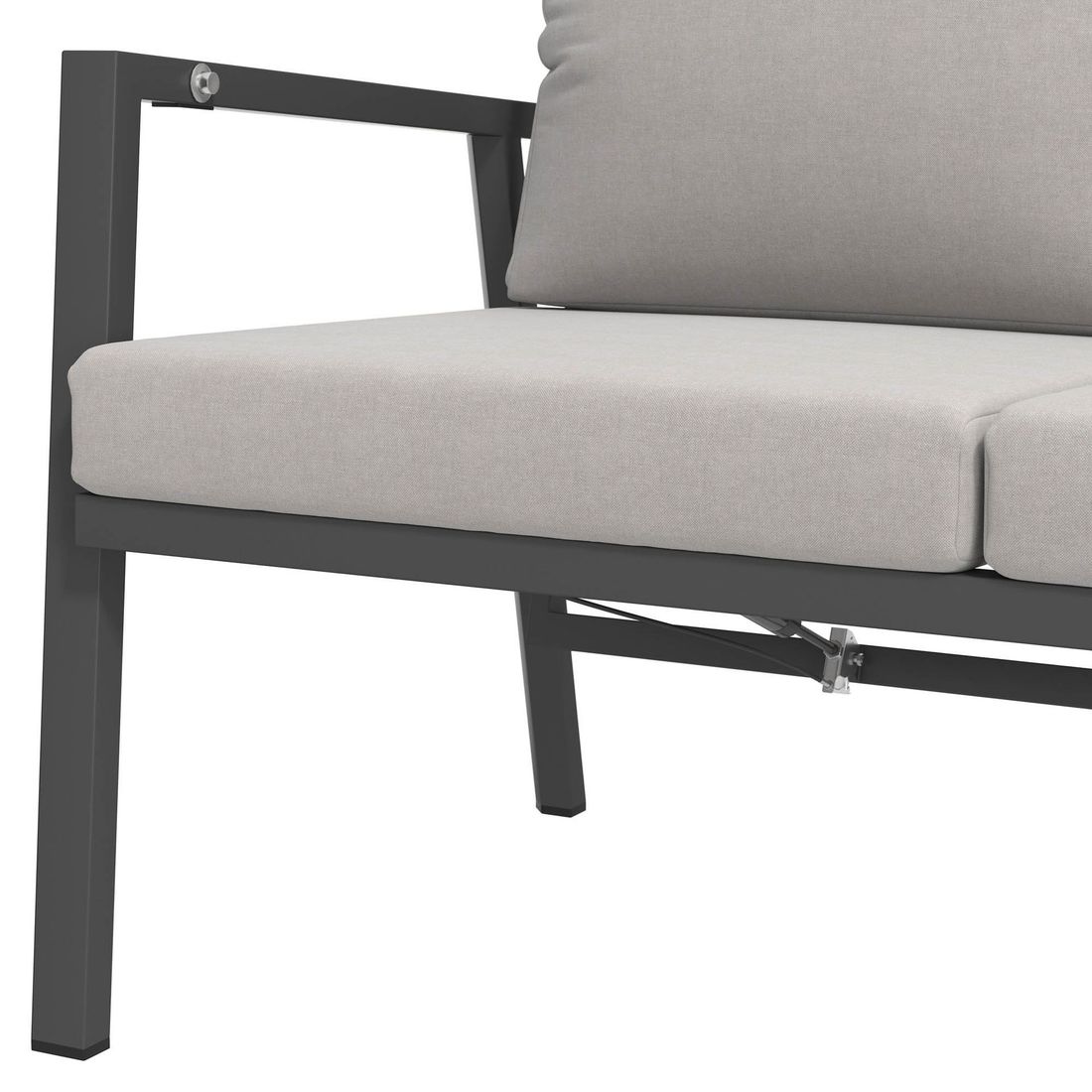 OUTLIV. Milano Dininglounge Tisch 150x90cm Aluminium/Polyester