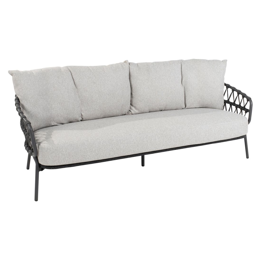 4Seasons Calpi Loungeset inkl. Loungetisch Edelstahl/Rope/Olefin