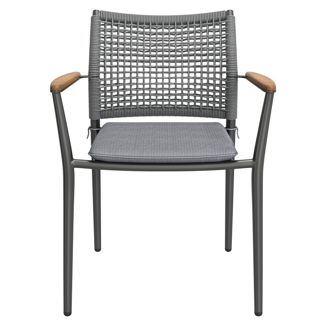OUTLIV. Aruba Stapelsessel Aluminium mit Sitzkissen