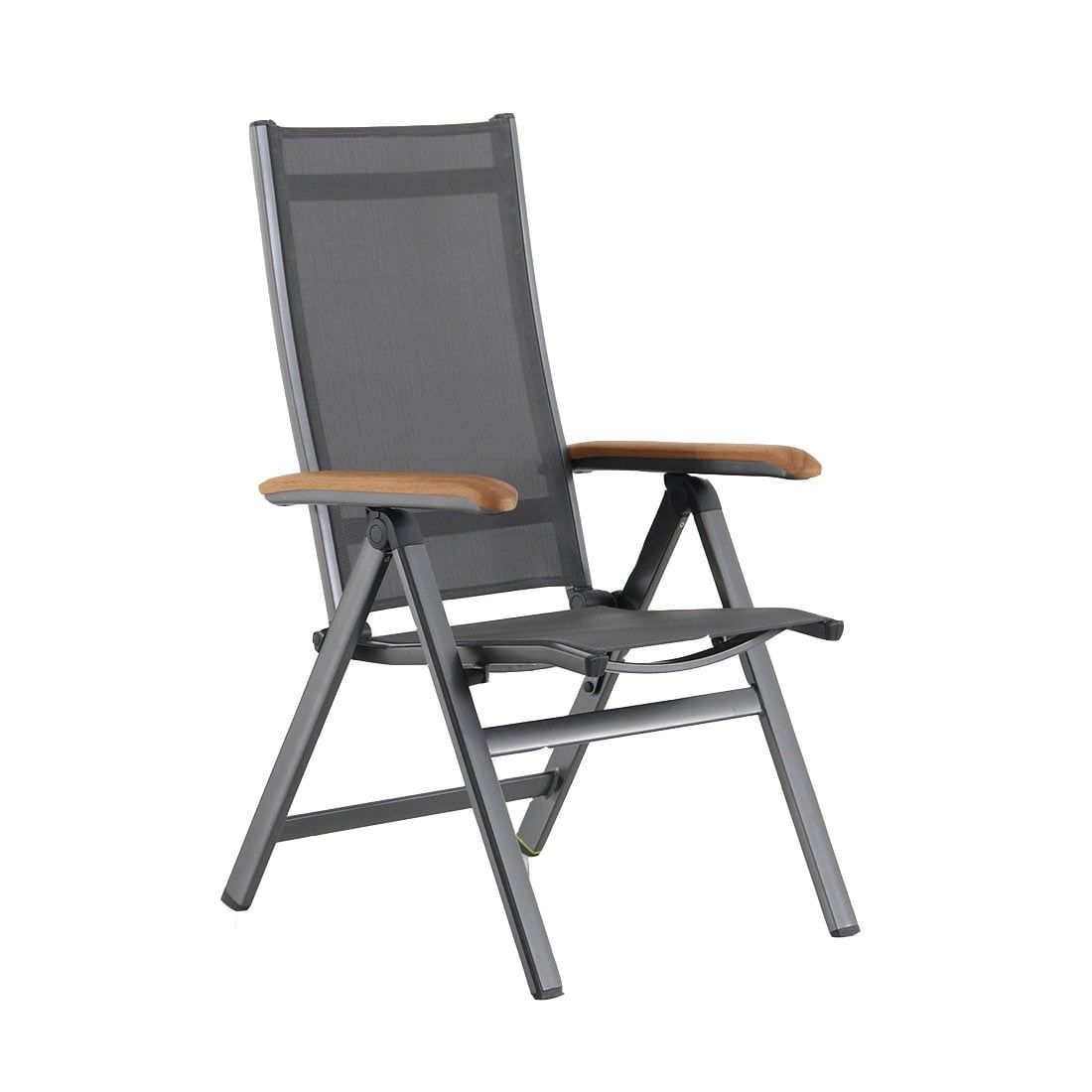 MWH Reno Klappsessel verstellbar Aluminium/Textilene
