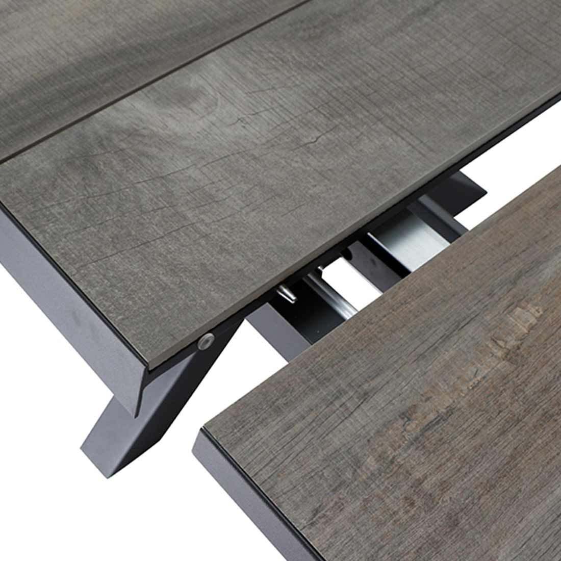 Siena Garden Sincro Ausziehtisch 200/260x100cm Aluminium/Keramik