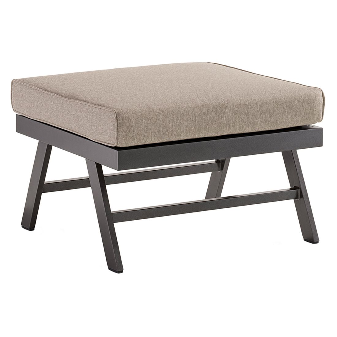 Sieger Auckland Loungehocker Aluminium/Sunproof