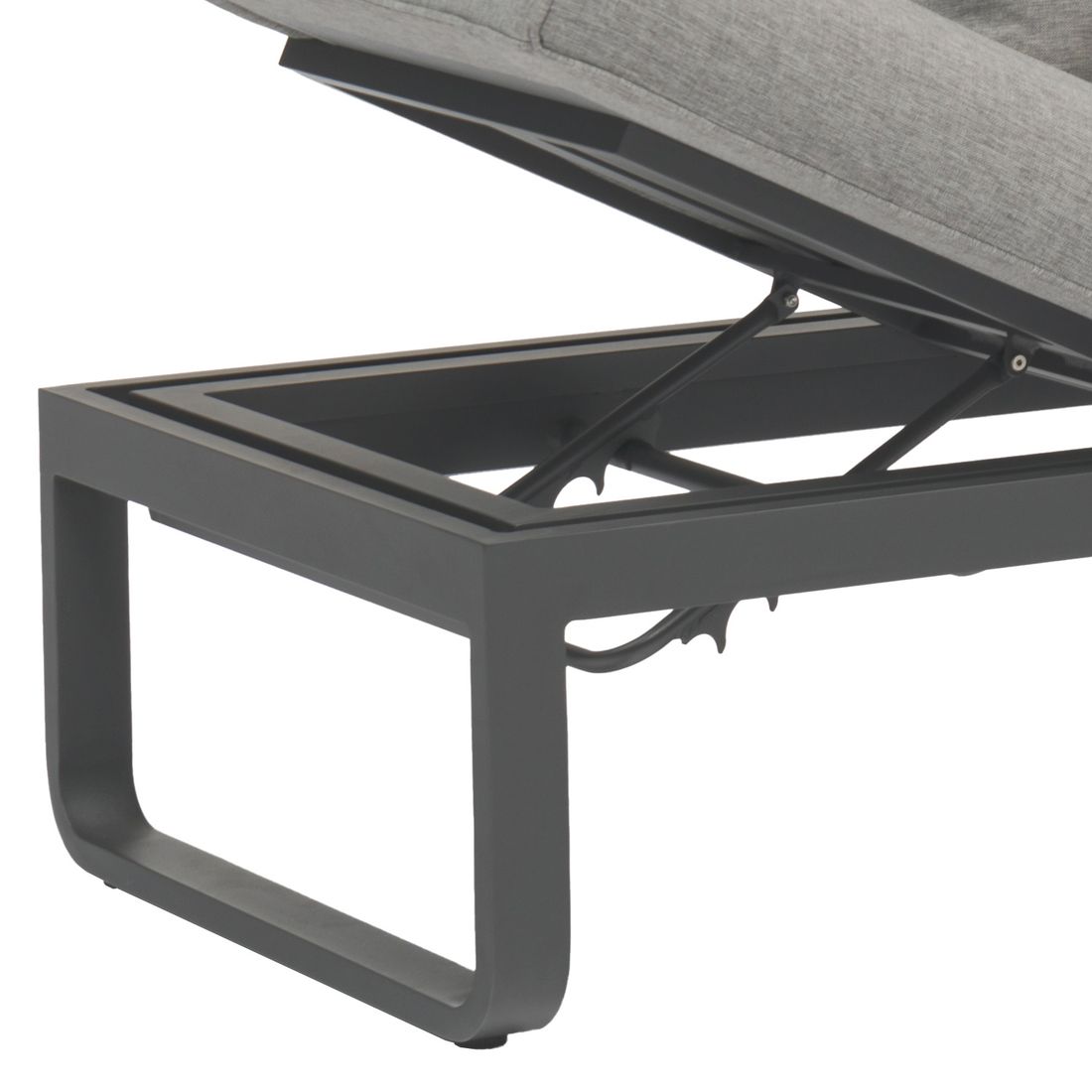 Zebra Fly Diningsofa verstellbar Aluminium/Olefin