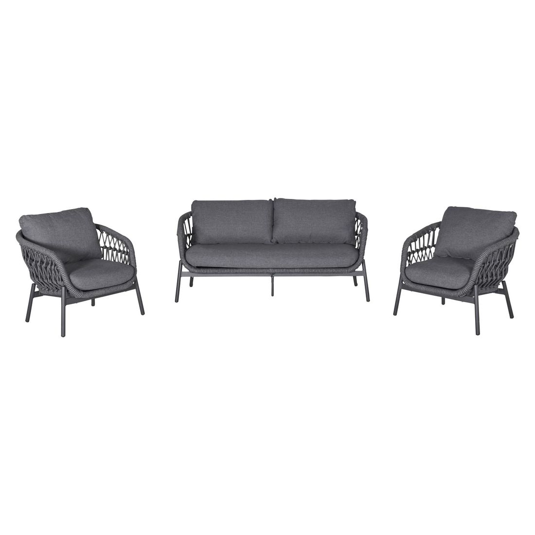 LC Garden Bari Loungeset inkl. Loungetisch Aluminium